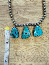 70s Turquoise Sterling Silver Necklace