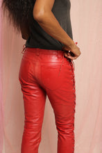 ❤️ 80s Leatherette Lace Up Pants