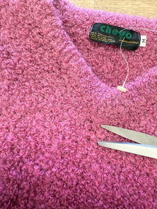 80s Purple Gradient Sweater