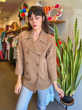 80s Tan Wool Jacket