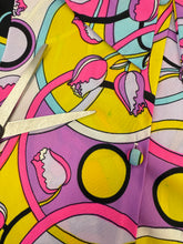 60s Psychedelic Print Dress
