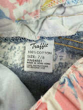 80s Acid Wash Floral Shorts