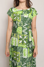 70s Tiki Hawaiian Dress