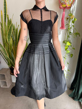 50s Illusion Neckline Dress