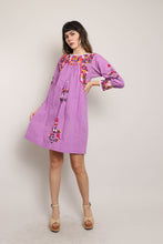 70s Purple Oaxacan Dress