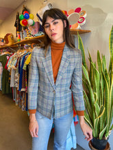 80s Plaid Pendleton Blazer