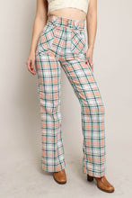 70s Plaid Bell Bottoms