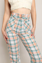 70s Plaid Bell Bottoms