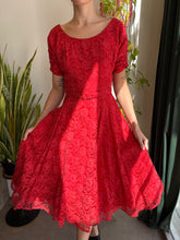 50s Lace Fit & Flare Dress