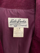 70s Burgundy Velvet Blazer