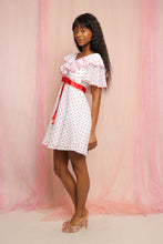 ❤️ 70s Polka Dot Babydoll Mini Dress