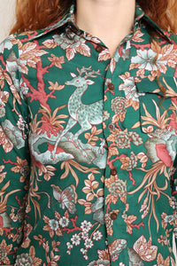 70s Deer Print Shirt