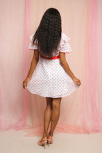 ❤️ 70s Polka Dot Babydoll Mini Dress