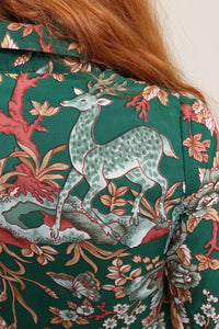 70s Deer Print Shirt