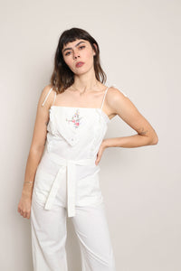 70s Spaghetti Strap Jumpsuit