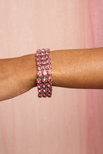 ❤️ 60s Pink Rhinestone Bracelet