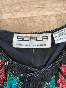 80s Sequined Beaded Jacket