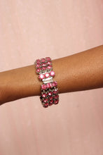 ❤️ 60s Pink Rhinestone Bracelet