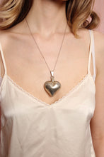 ❤️ 70s Heart Shaped Sterling Silver Pendant