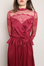 80s Romantic Lace Dress