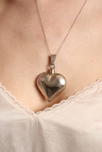 ❤️ 70s Heart Shaped Sterling Silver Pendant