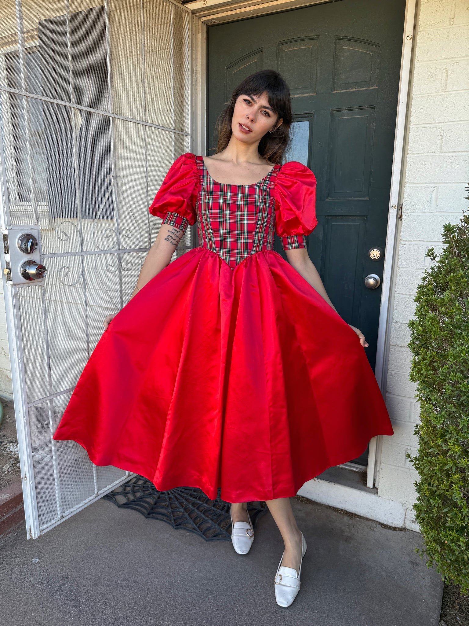80s Christmas Present Dress 80s Christmas Present Dress