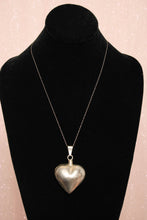 ❤️ 70s Heart Shaped Sterling Silver Pendant