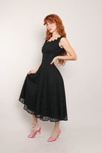 50s Scalloped Neckline Dress