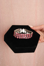 ❤️ 60s Pink Rhinestone Bracelet