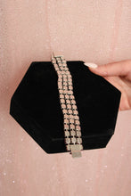 ❤️ 60s Pink Rhinestone Bracelet