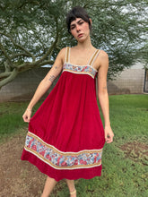 70s Velvet Prairie Dress