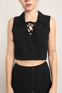 90s Lace Up Skort Set