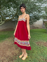 70s Velvet Prairie Dress