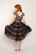 50s Illusion Lace Dress