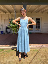 90s Studded Denim Dress Set