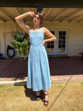 90s Studded Denim Dress Set