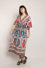 70s Paisley Cotton Dress