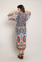 70s Paisley Cotton Dress