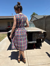 90s Plaid Cotton Sun Dress