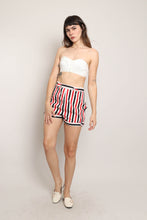 50s Striped Cotton Shorts