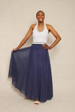 70s Eyelet Lace Halter Dress