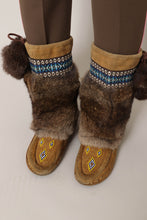 80s Rabbit Fur Mukluk Boots