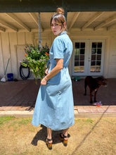 90s Studded Denim Dress Set