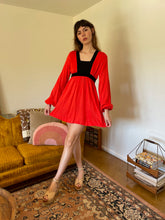 70s Bishop Sleeve Mini Dress