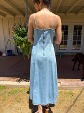 90s Studded Denim Dress Set