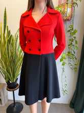 60s Mod Wool Jacket Dress