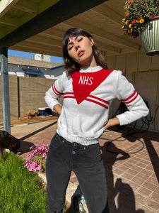 60s Cheerleader Sweater