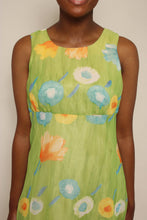 Y2K Floral Chiffon Mini Dress
