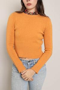 00s Orange Wool Sweater