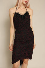 1980s Contempo Casuals Lace Cocktail Dress With Feather Trim